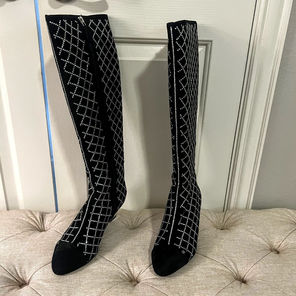 Chanel Knee-High Boots Size 38C
